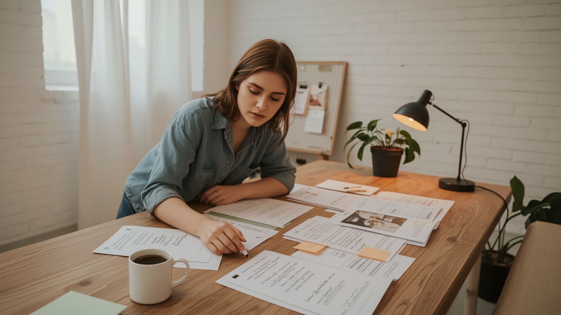 Business owner building a creative brief for a commercial photo shoot in Raleigh
